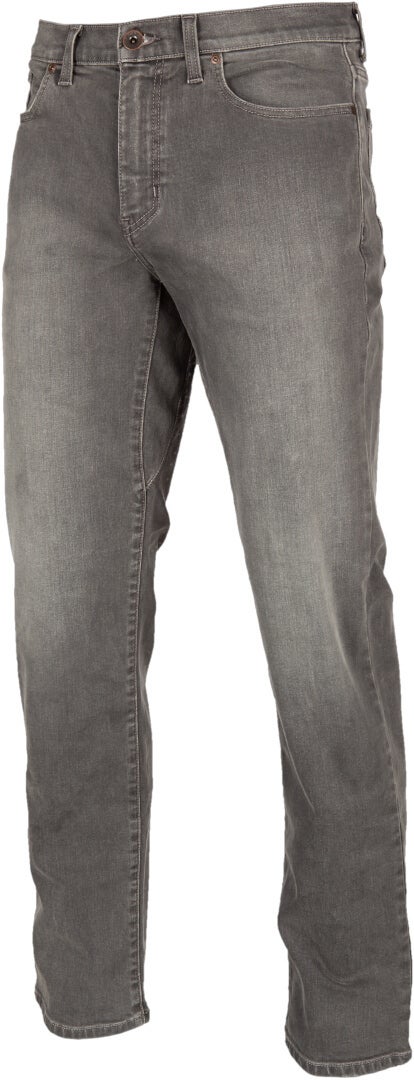 Klim Unlimited Straight Stretch Denim Motorradjeans grau 33/32 Abbildung 1