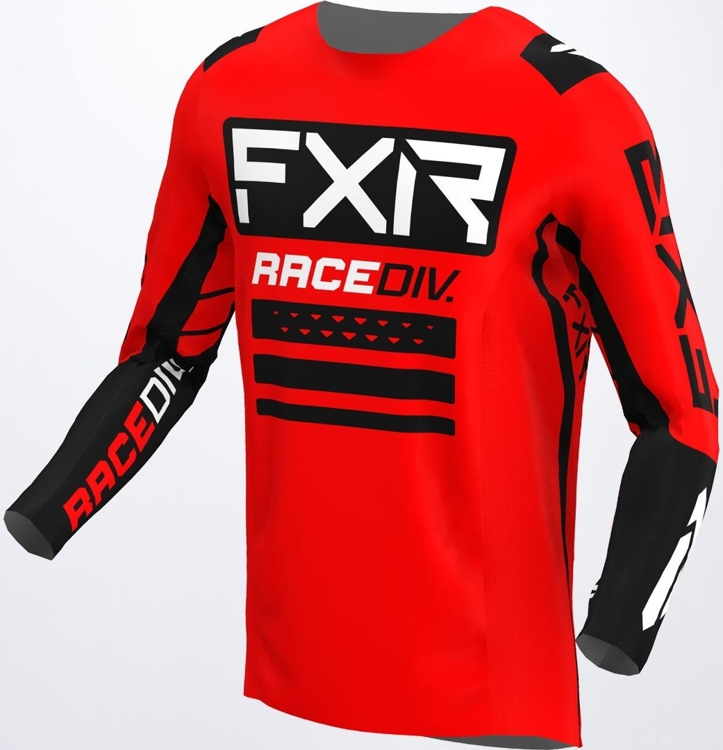FXR Off-Road RaceDiv Motocross Jersey rød/sort M Figur 1