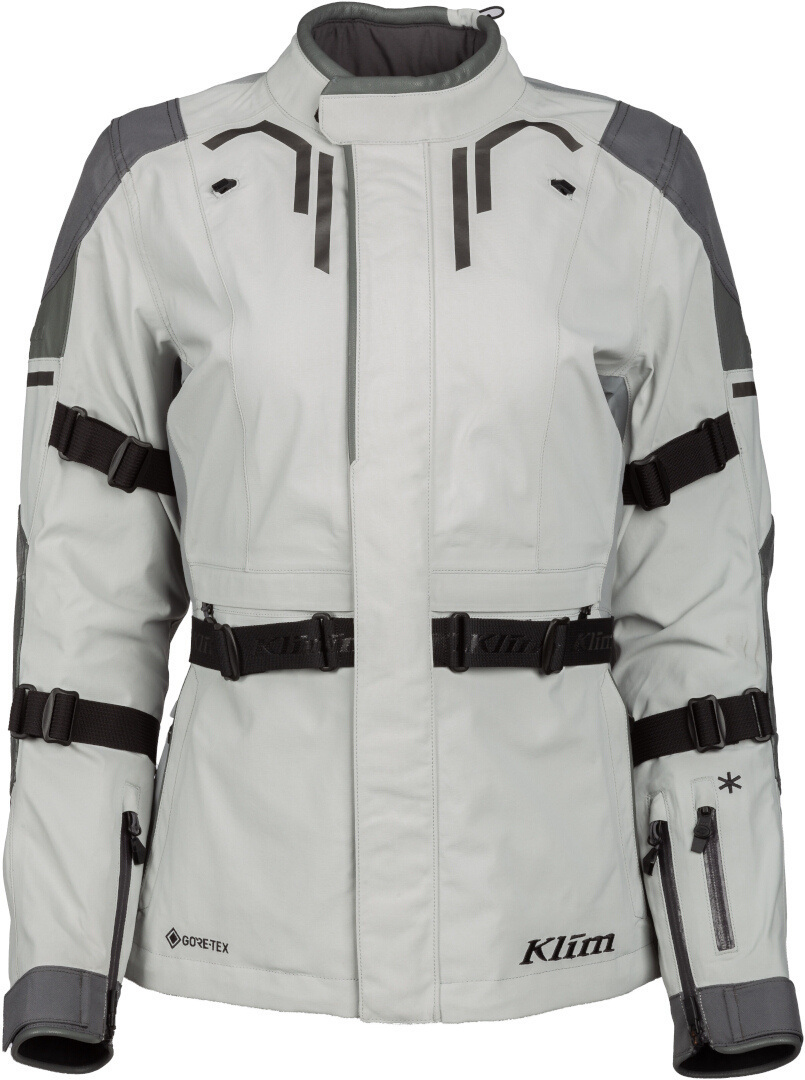 Klim Altitude 2023 Motorrad Textiljacke hellgrau/dunkelgrau/schwarz M Abbildung 5