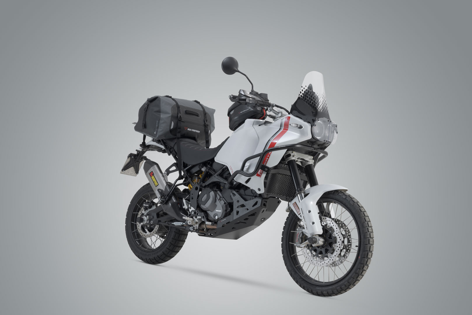 SW-Motech Drybag 350 tail bag - 35 l. Grå/svart. Vattentät. Figur 2