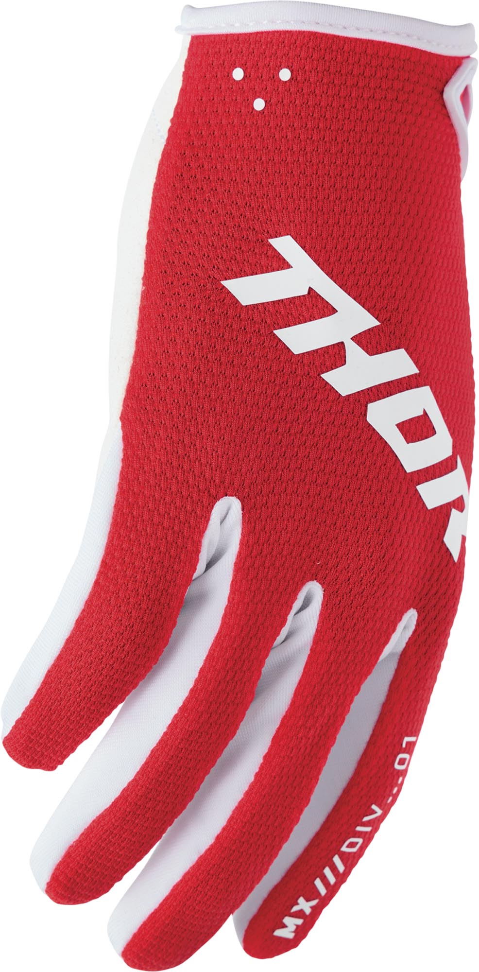 Thor Ridemode Static Jugend Motocross Handschuhe rot S Abbildung 3