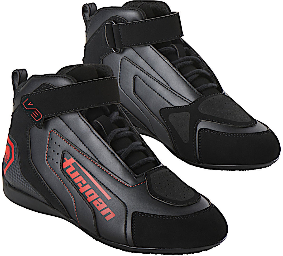 Furygan V3 Scarpe da moto nero/rosso 43 Figura 2