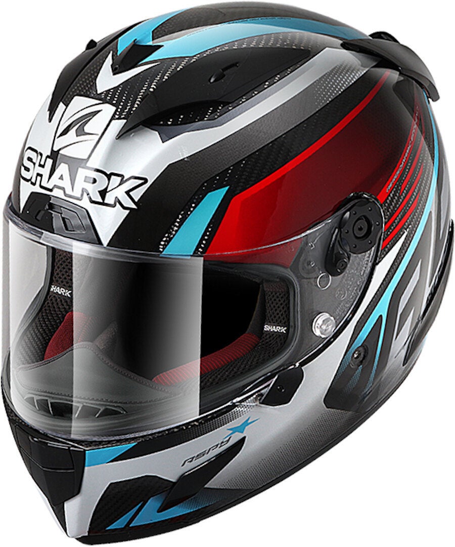 Shark Race-R Carbon Pro Aspy Capacete carbono/azul XL (61/62) Figura 1