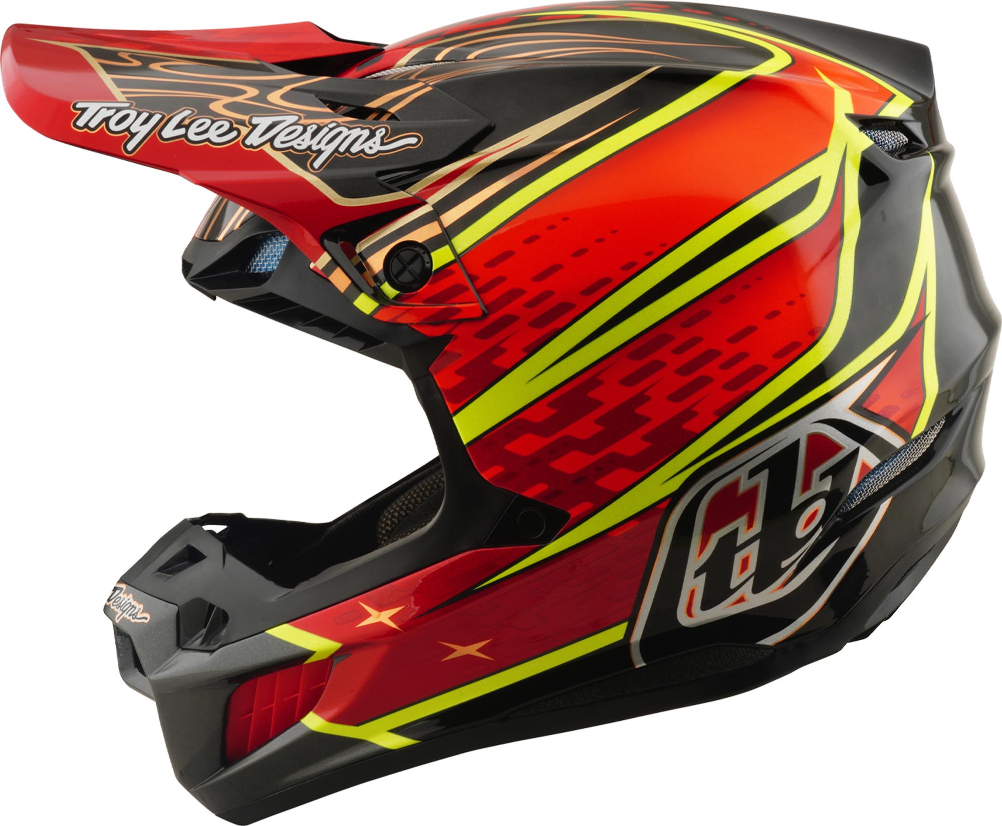 Troy Lee Designs SE5 Carbon MIPS Wings Capacete de Motocross S (55/56) Figura 6