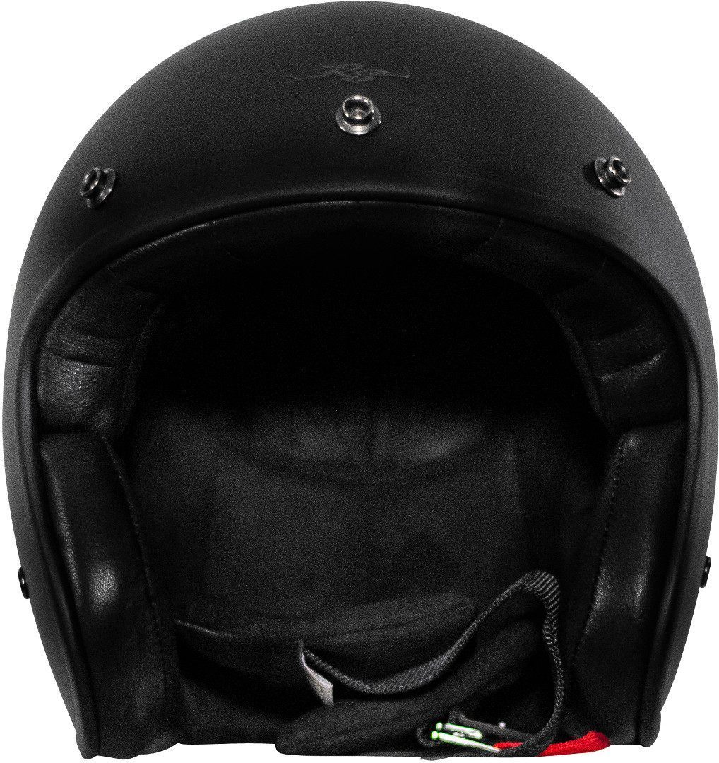 Rusty Stitches Fonzie Jet Helm Black Matt Verlies (60) Figuur 8