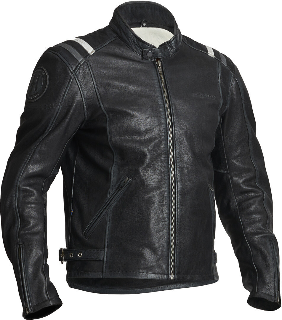 Halvarssons Skalltorp Motorcycle Leather Jacket black 50 Figure 1