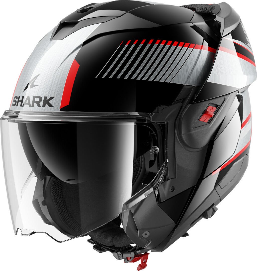 Shark Oxo Sikter Casco nero/argento/rosso XL (61/62) Figura 3