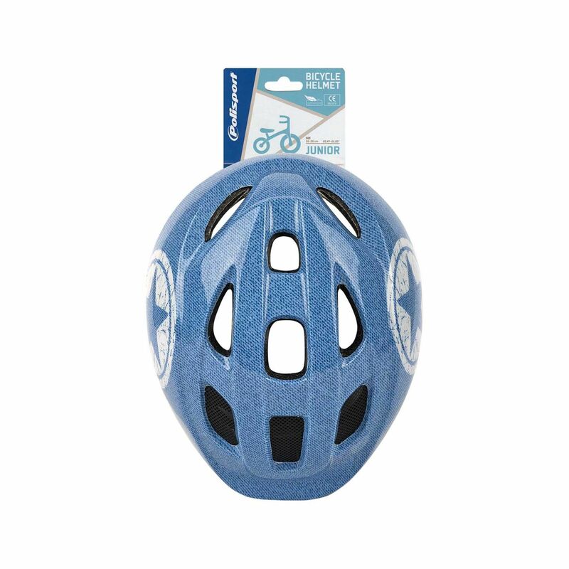 POLISPORT Capacete Júnior Jeans tamanho S Figura 3