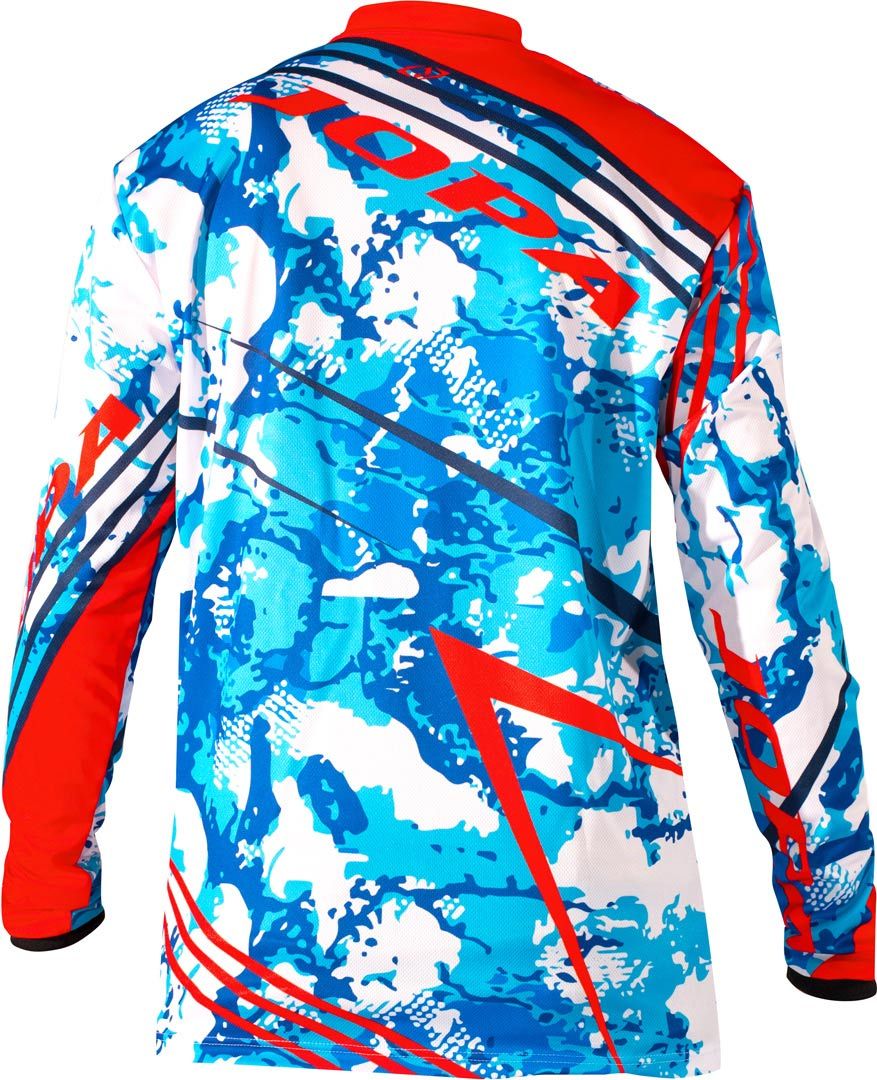 Jopa Fixion Jersey MX/BMX Bleu clair/rouge S Figure 2