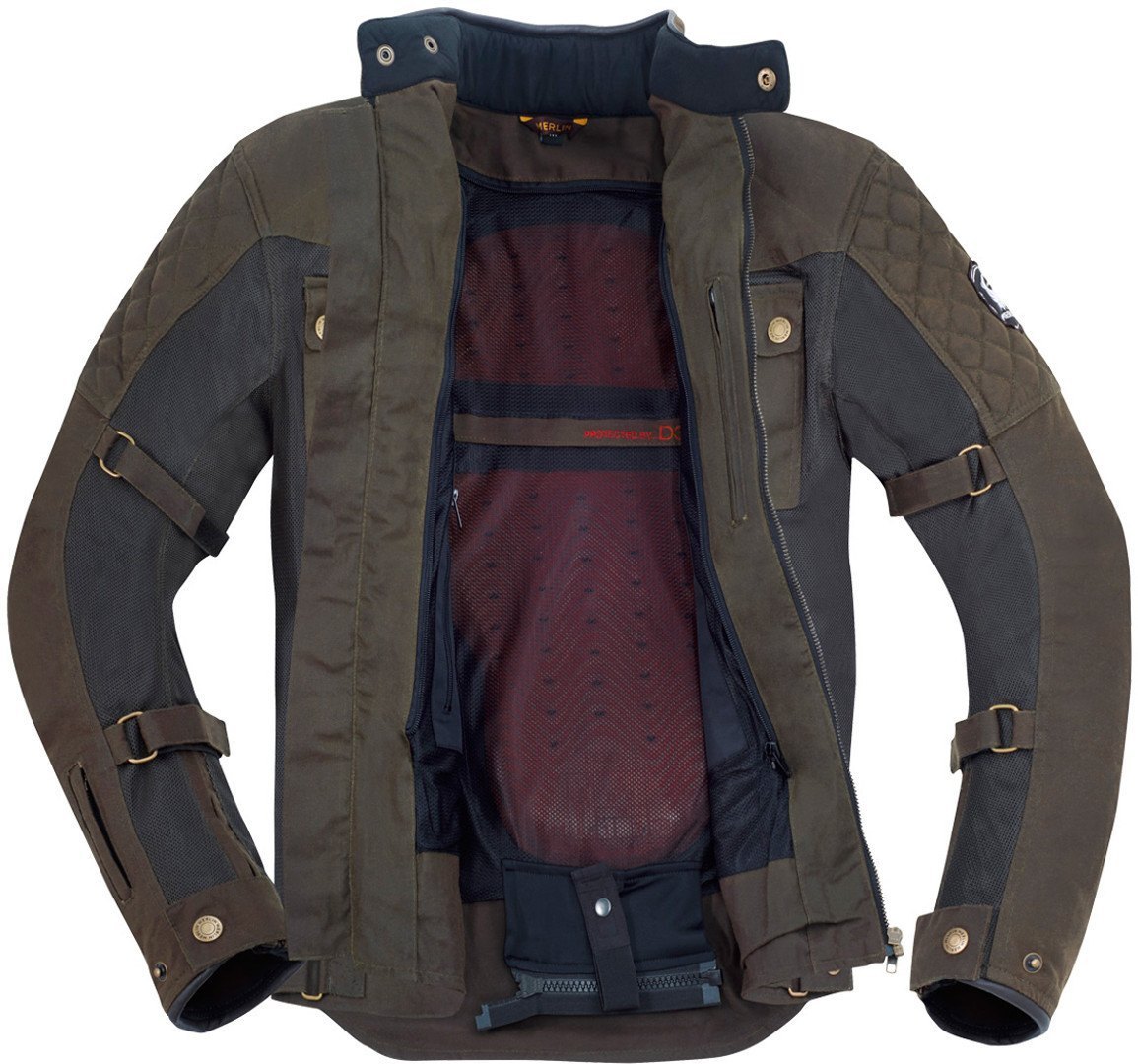 Merlin Chigwell Utility Motorcycle Waxed Jacket olive XL Figure 4