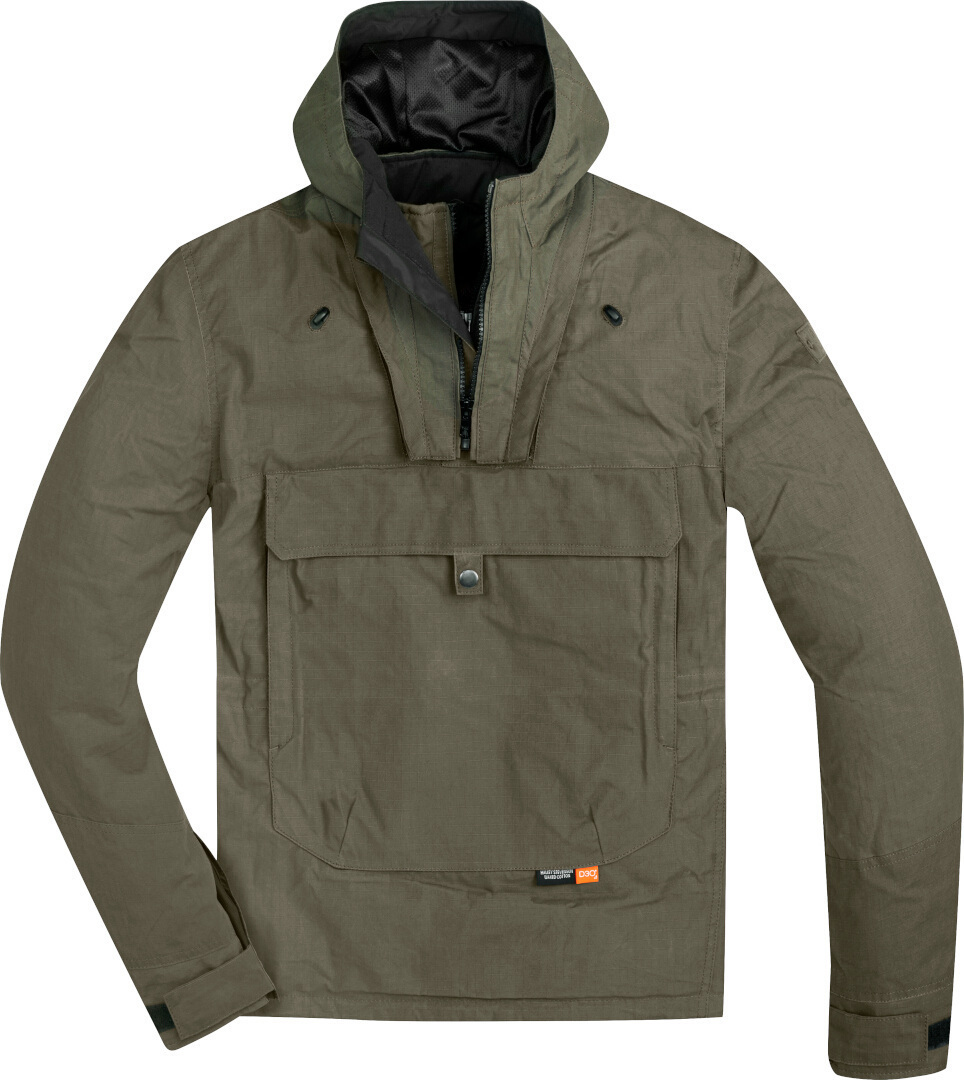 Merlin Outlaw D3O Explorer Motorcycle Pull Over Jacket green 4XL Figure 1
