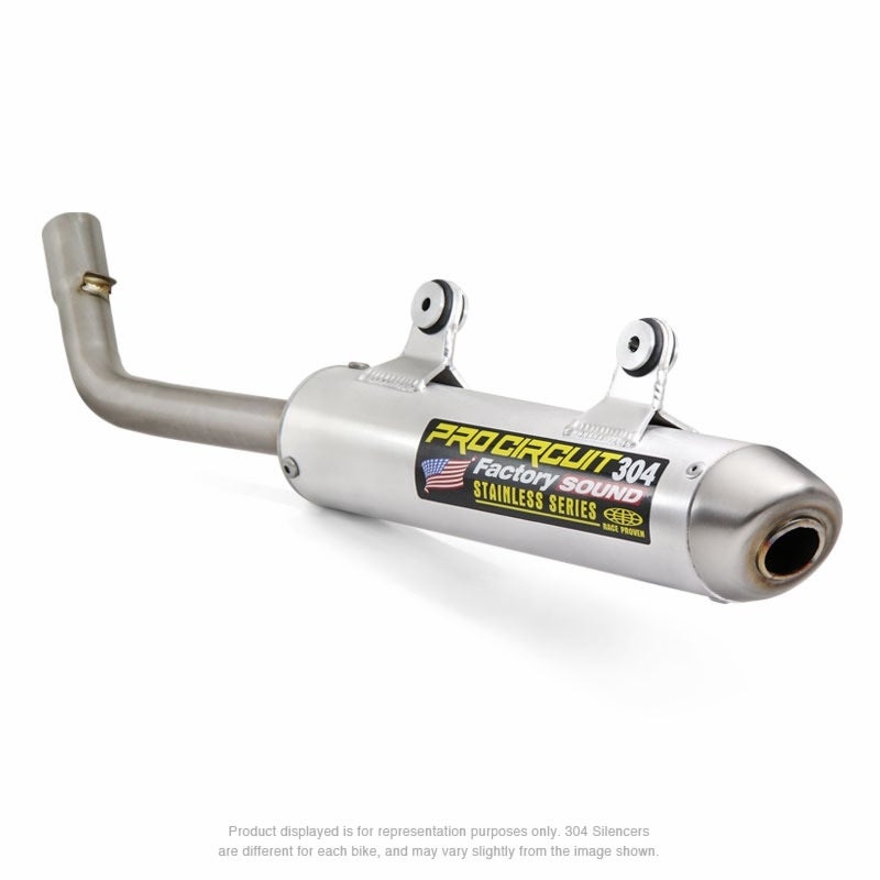 PRO CIRCUIT Silenciador 304 escovado alu/tampa de aço inoxidável KTM/Husqvarna Figura 2