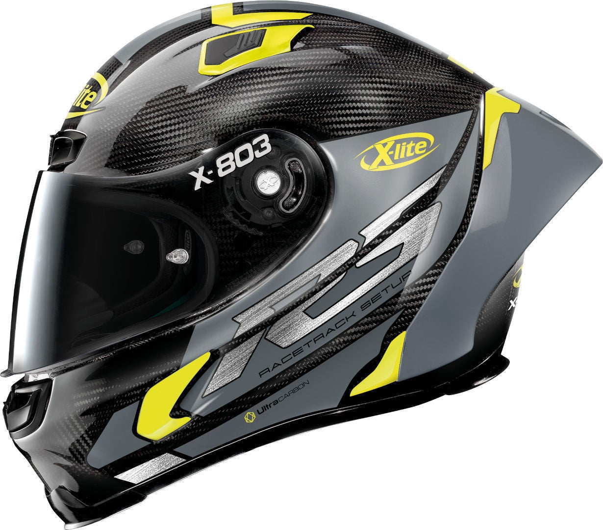 X-Lite X-803 RS Ultra Carbon Skywarp Helm schwarz/gelb L (60) Abbildung 2