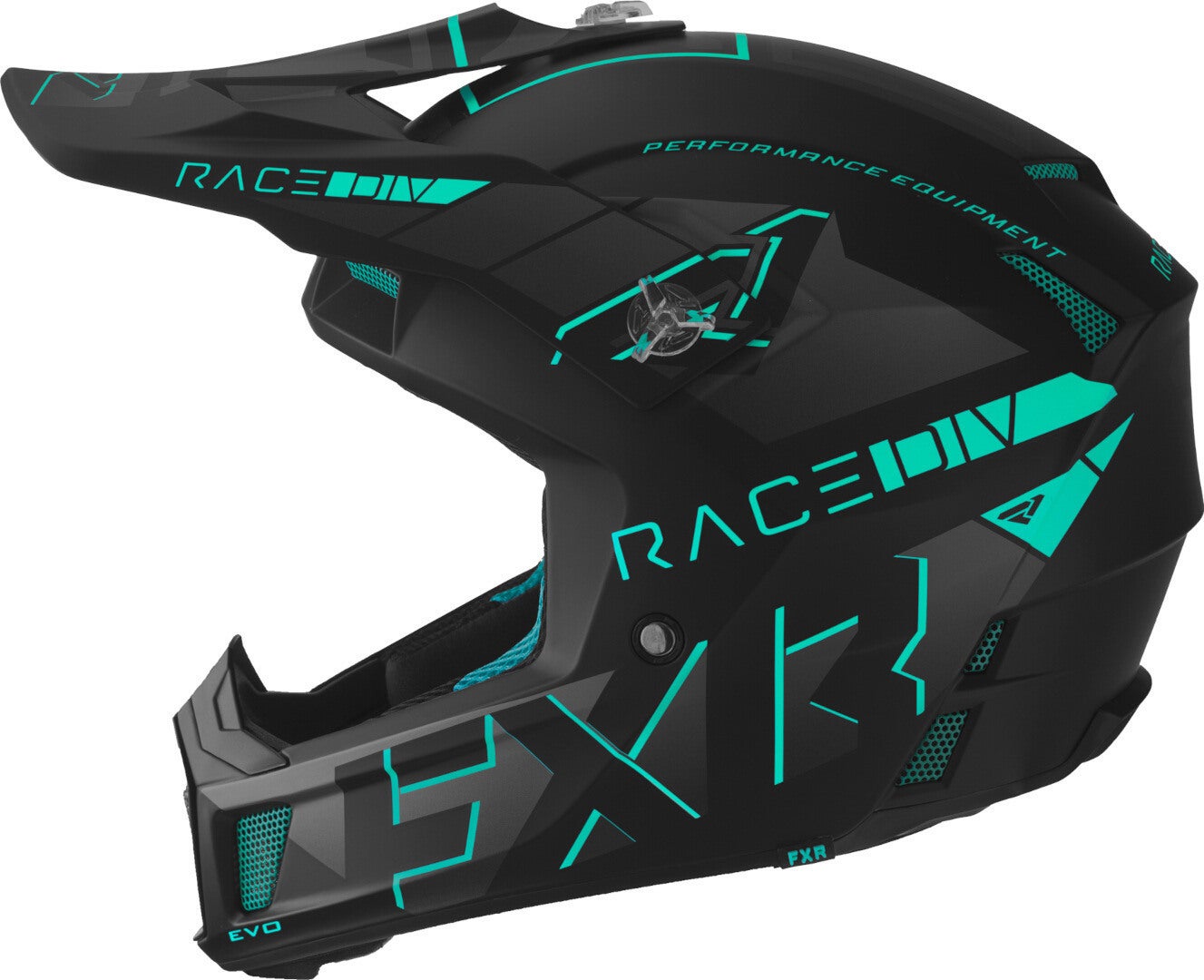 FXR Clutch Evo 2023 Snescooterhjelm sort/grøn XL (61/62) Figur 2
