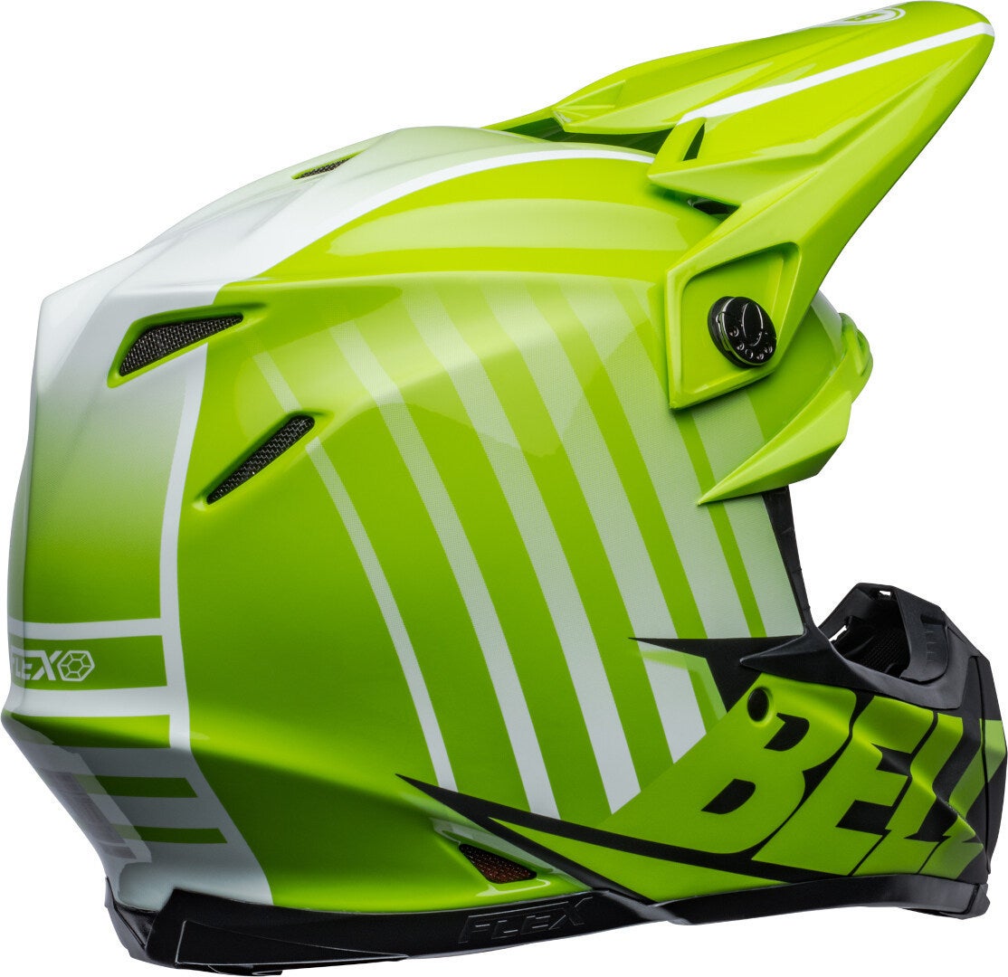 Bell Moto-9S Flex Sprint Casco Motocross Verde/Nero M Figura 7