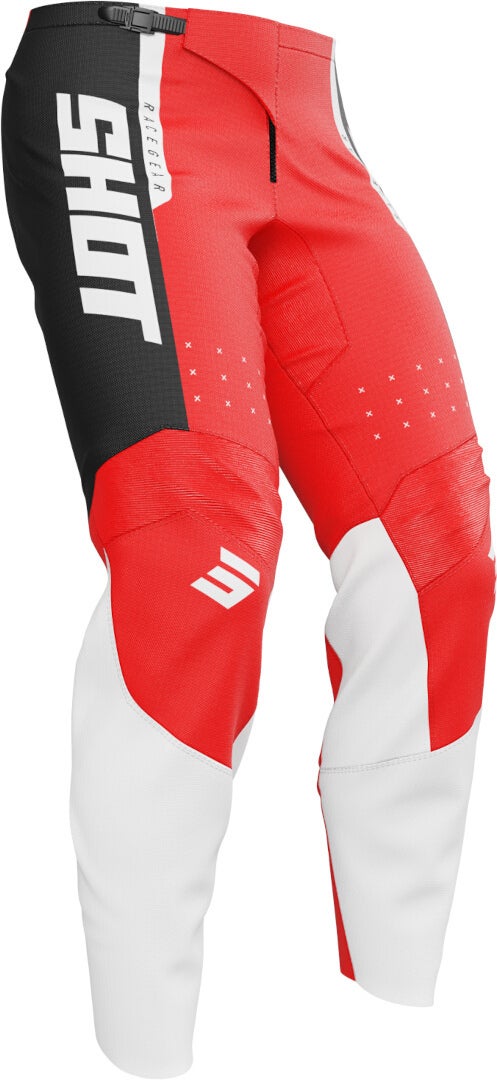 Shot Draw League Kinder Motocross Hose rot/weiß/schwarz 8/9 Abbildung 2