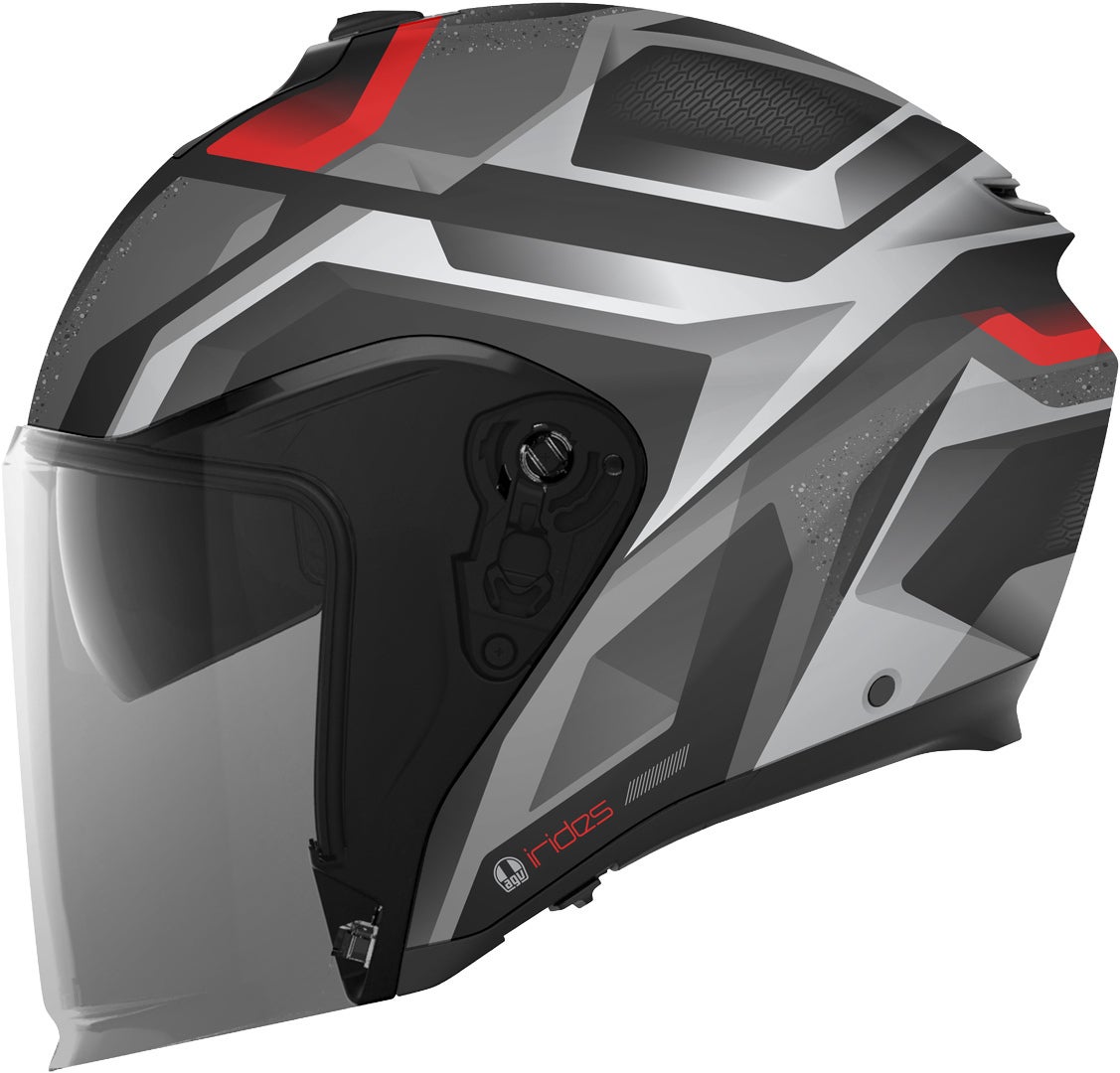AGV Irides Zurigo Jet hjelm sort mat/grå L (59/60) Figur 3