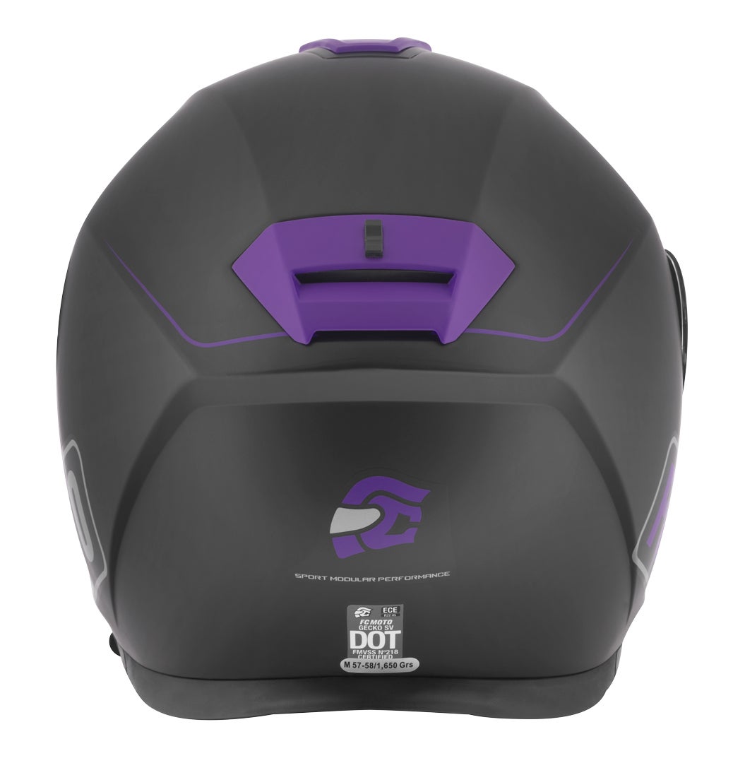 FC-Moto Novo Straight Casco nero/viola XXL (63/64) Figura 7