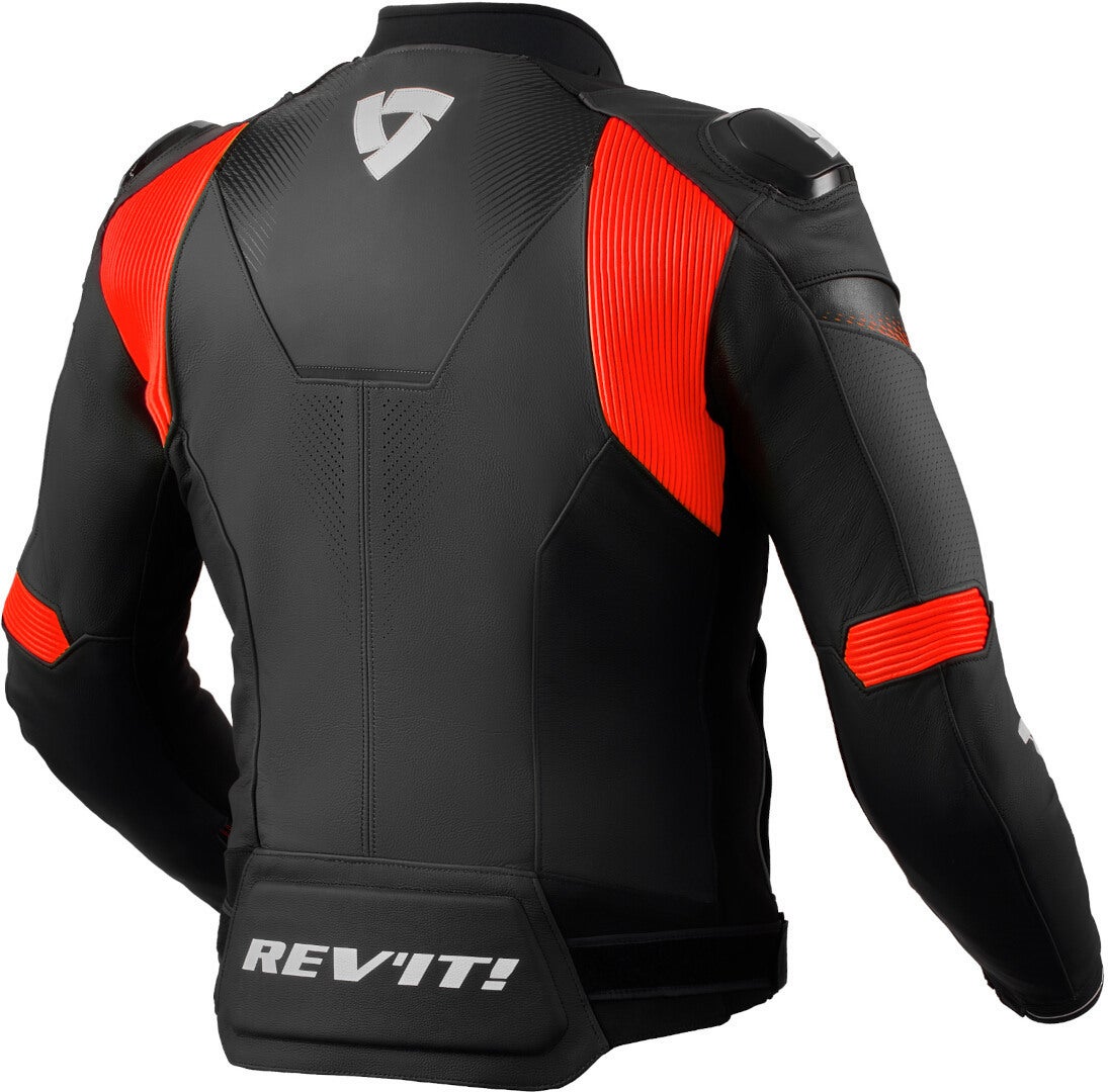 Revit Control perforated Motorcycle Leather Jacket black/red 56 Figure 2