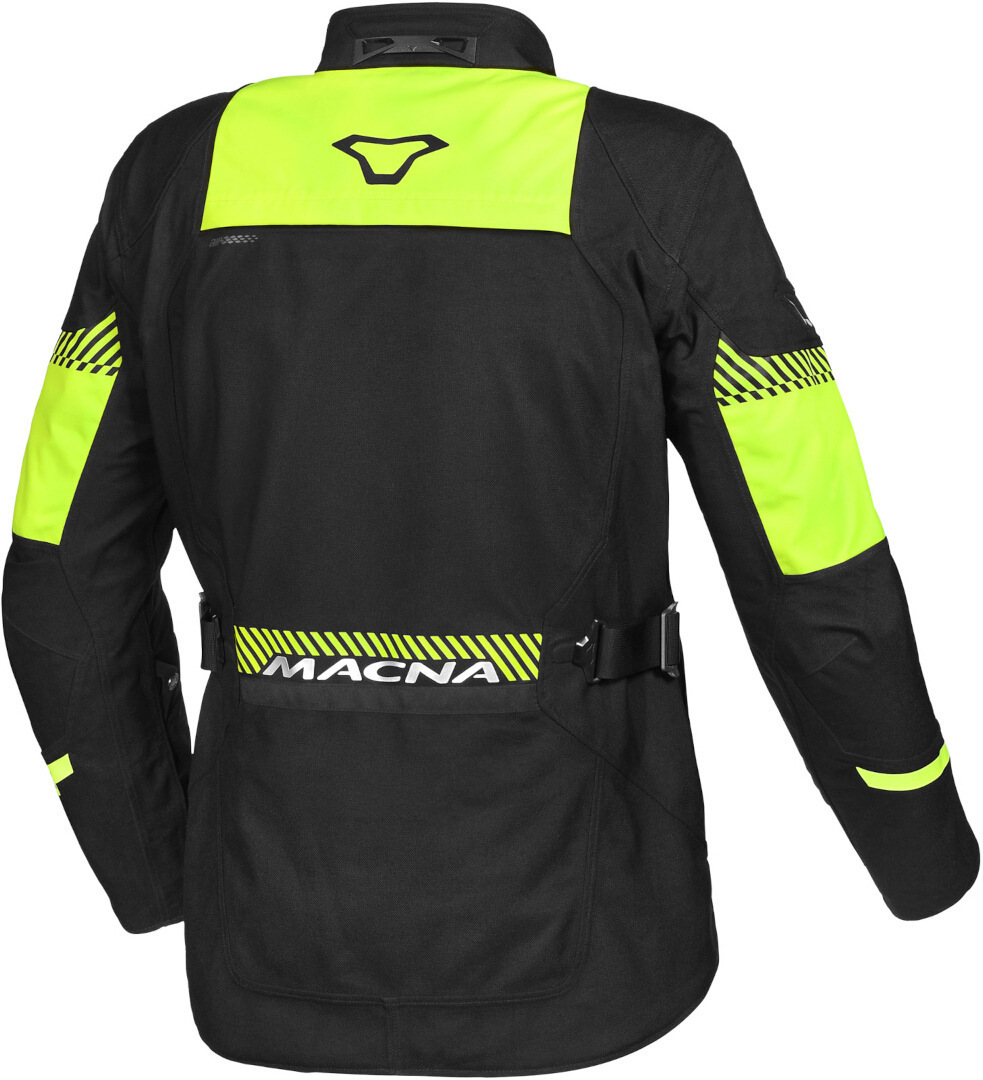 Macna Aspire waterproof Motorcycle Textile Jacket black/yellow XL Figure 2