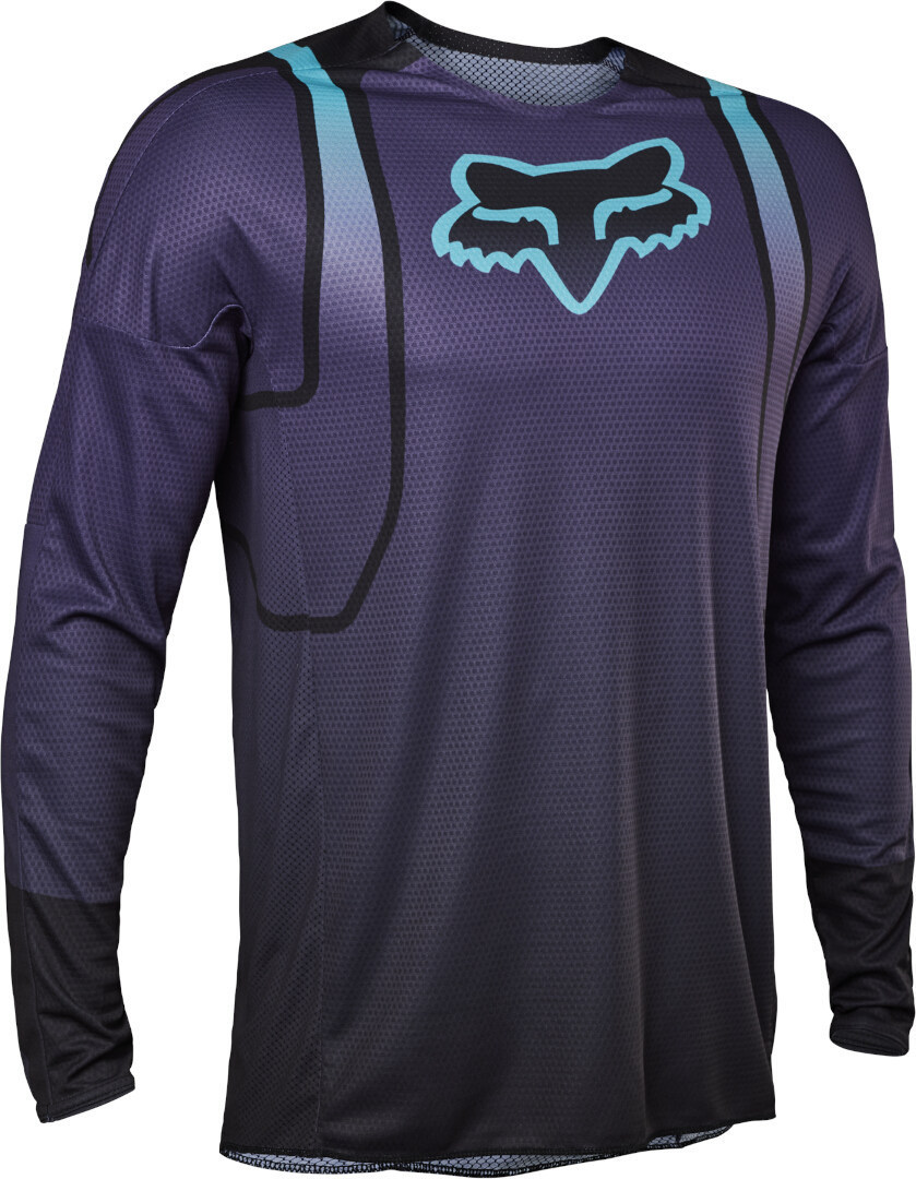 FOX 360 Vizen Tricou de motocross mov/negru S Figura 1