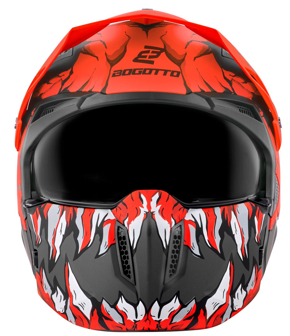 Bogotto Radic Skulash Casco rosso/nero L Figura 12