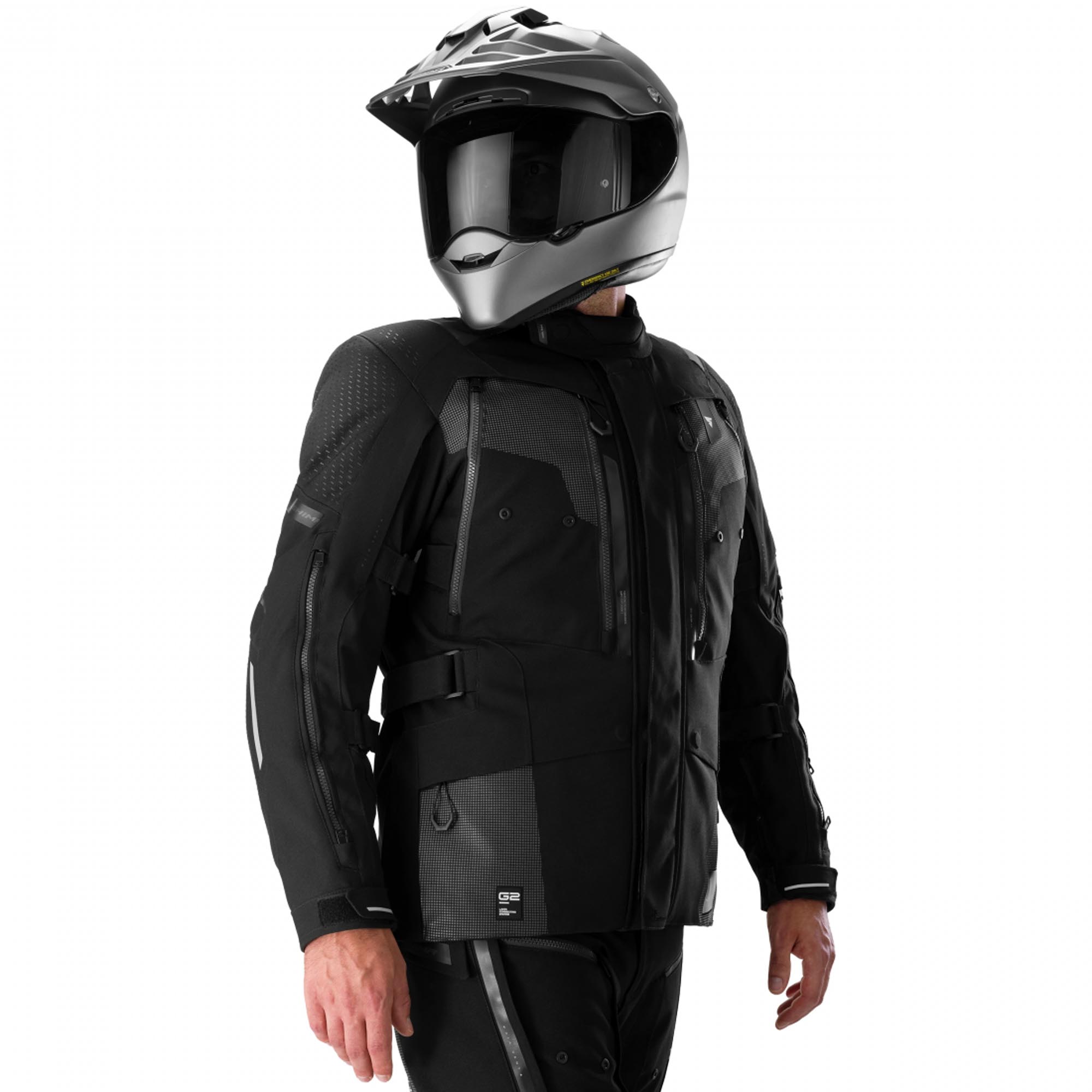 SHIMA Hero 3.0 Motorrad Textiljacke schwarz M Abbildung 6