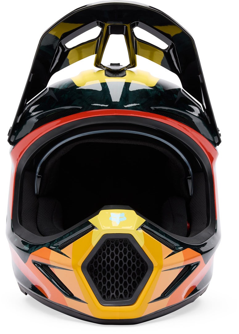FOX V3 RS Grid MIPS Motokrosová přilba Černá/oranžová L (59/60) Obrázek 4