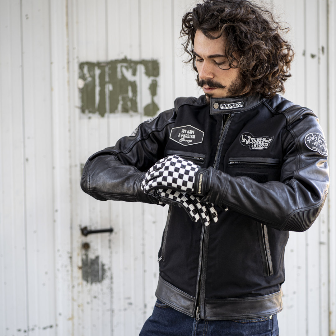 HolyFreedom Zero TL motorcycle leather/textile jacket S Figure 18