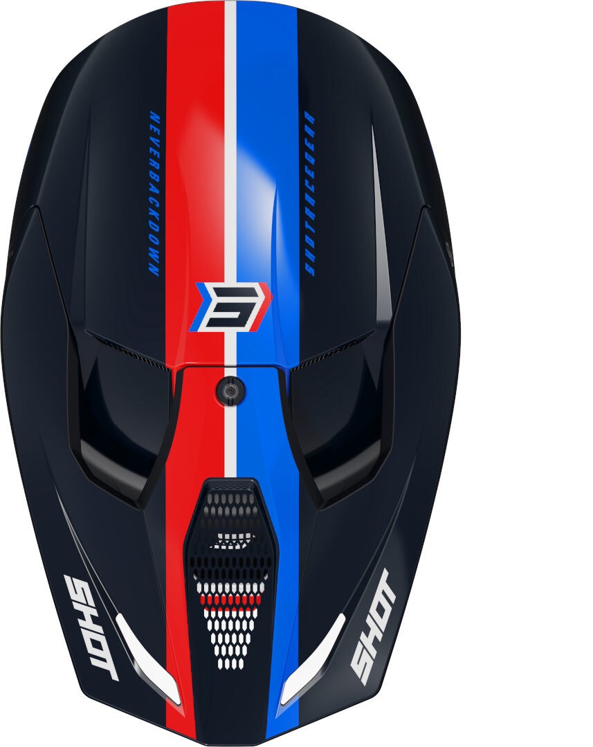 Shot Race Iron Casco da motocross nero/rosso/blu XXL (63/64) Figura 3