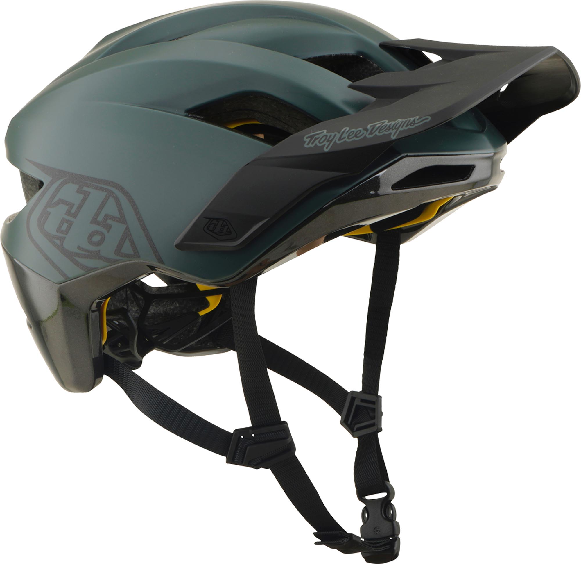 Troy Lee Designs Mips Flowline Point Bicycle Helmet green matt/black M-L (57/59) Figure 2