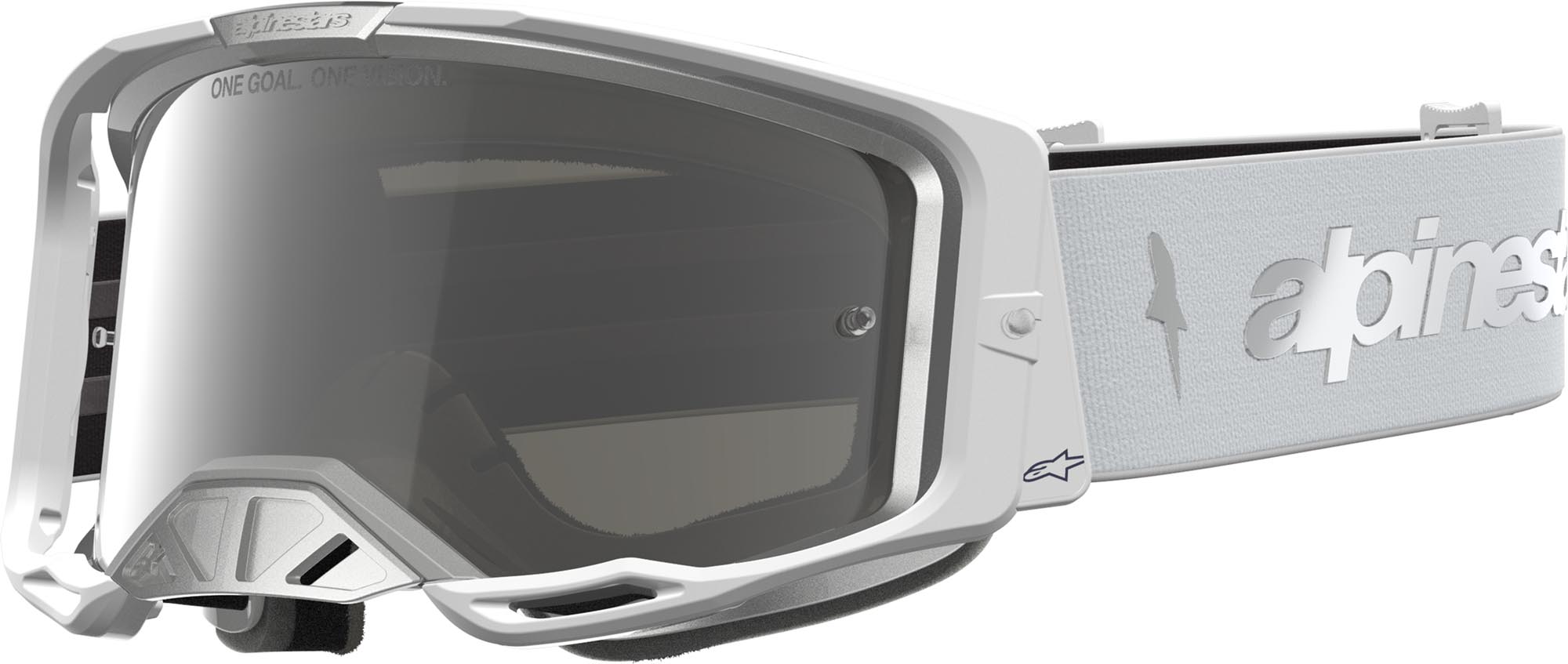 Alpinestars Vision 8 Amber Mirror Vitt/silver Figur 1