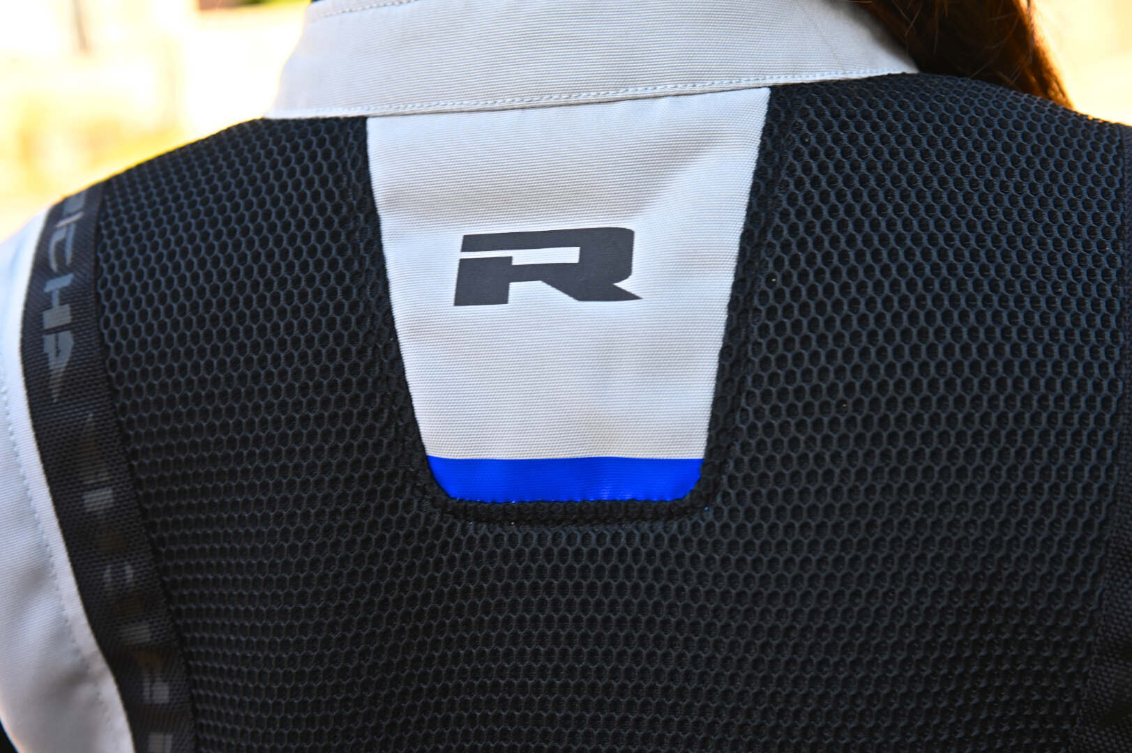 Richa Monaco Mesh WP wasserdichte Damen Motorrad Textiljacke hellgrau/schwarz XL Abbildung 7