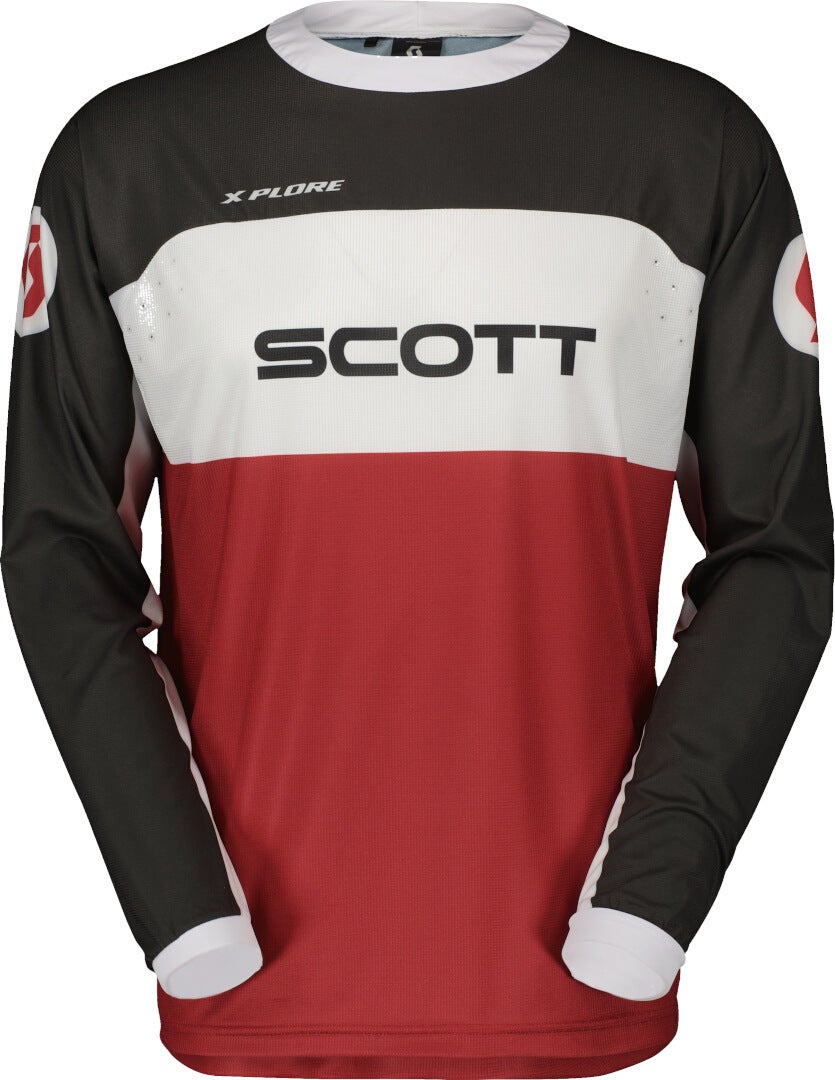 Scott 450 X-Plore Swap Motocross trøje rød/sort M Figur 1