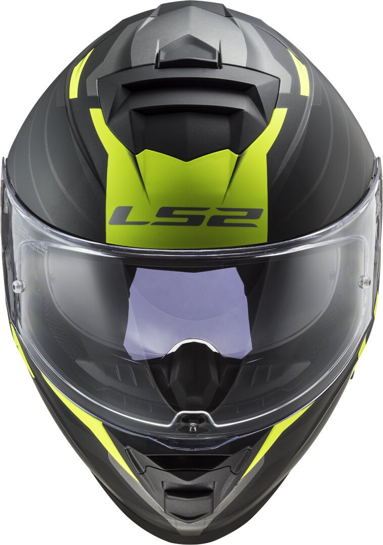 LS2 FF800 Storm II Nerve Casco nero/giallo neon M (57/58) Figura 3