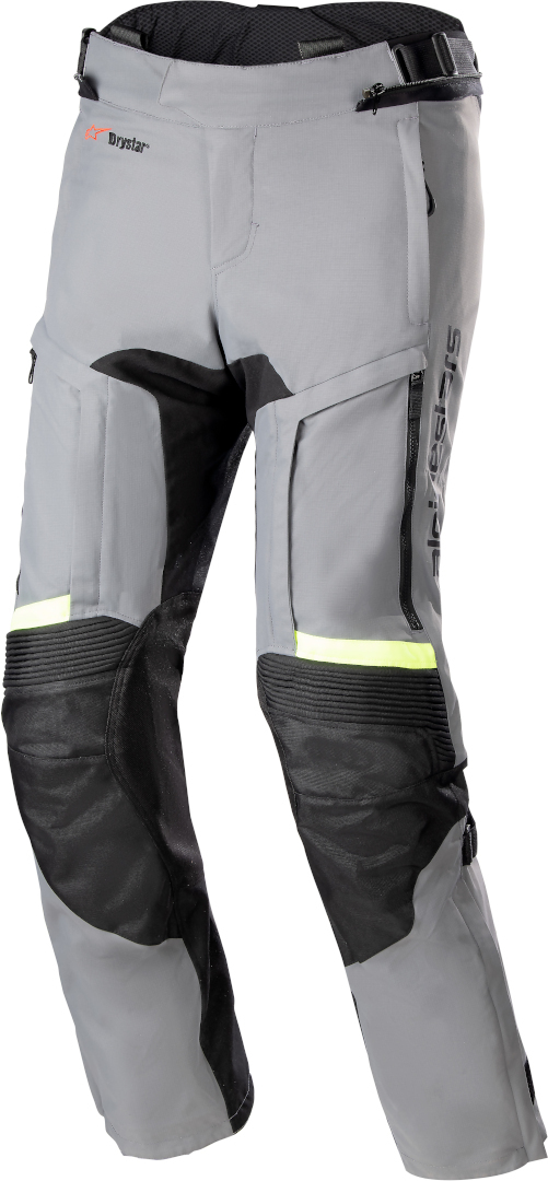Alpinestars Bogota Pro Drystar 3 Saison Pantaloni impermeabili pentru textile de motocicletă gri/galben XXL Figura 1