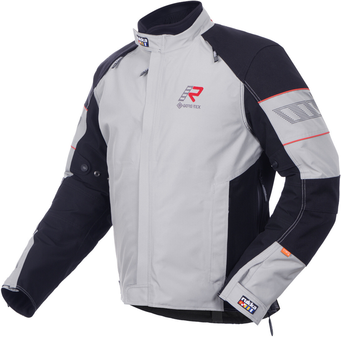 Rukka R-EX 2.0 waterdichte motorfiets textieljas lichtgrijs 64 Figuur 1
