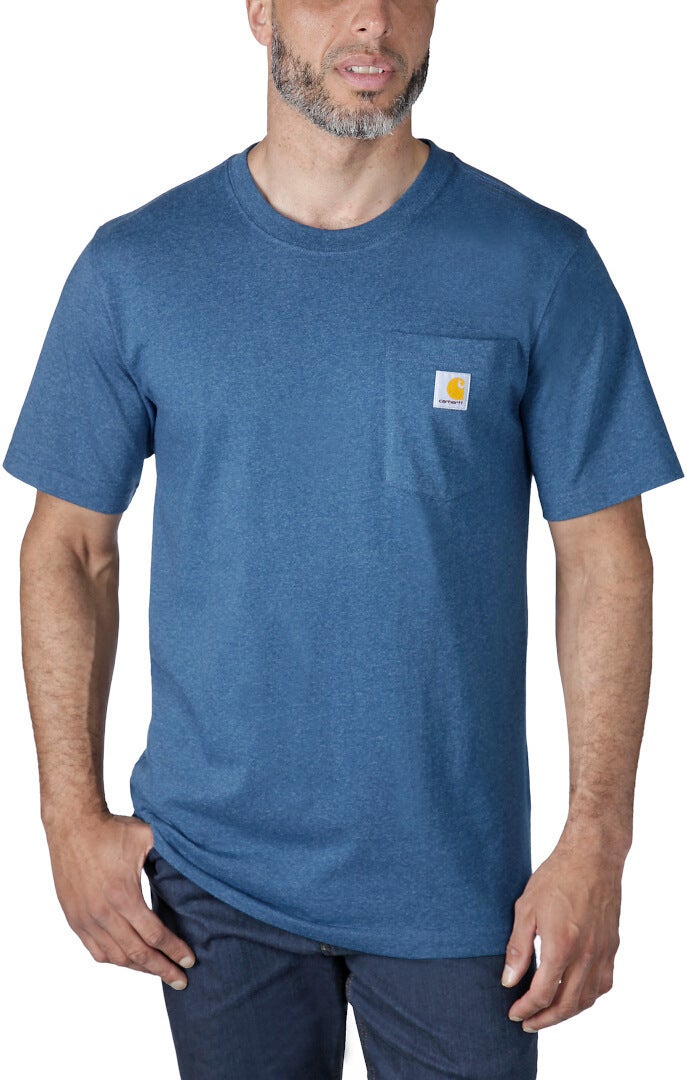 Carhartt Relaxed Fit Heavyweight K87 Pocket Triko tmavě modrá M Obrázek 2