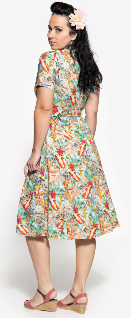 Queen Kerosin Vintage Summer Swing Ținută pentru doamne S Figura 3
