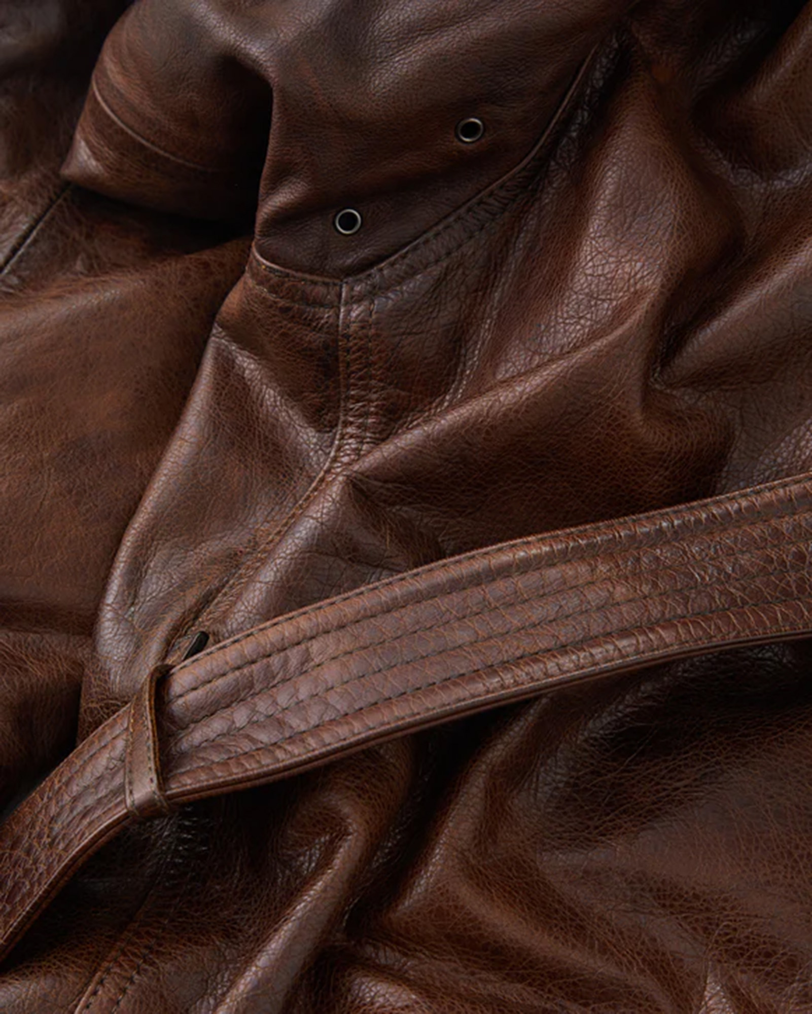 Belstaff Trialmaster Motorcycle Leather Jacket brown 3XL Figure 4