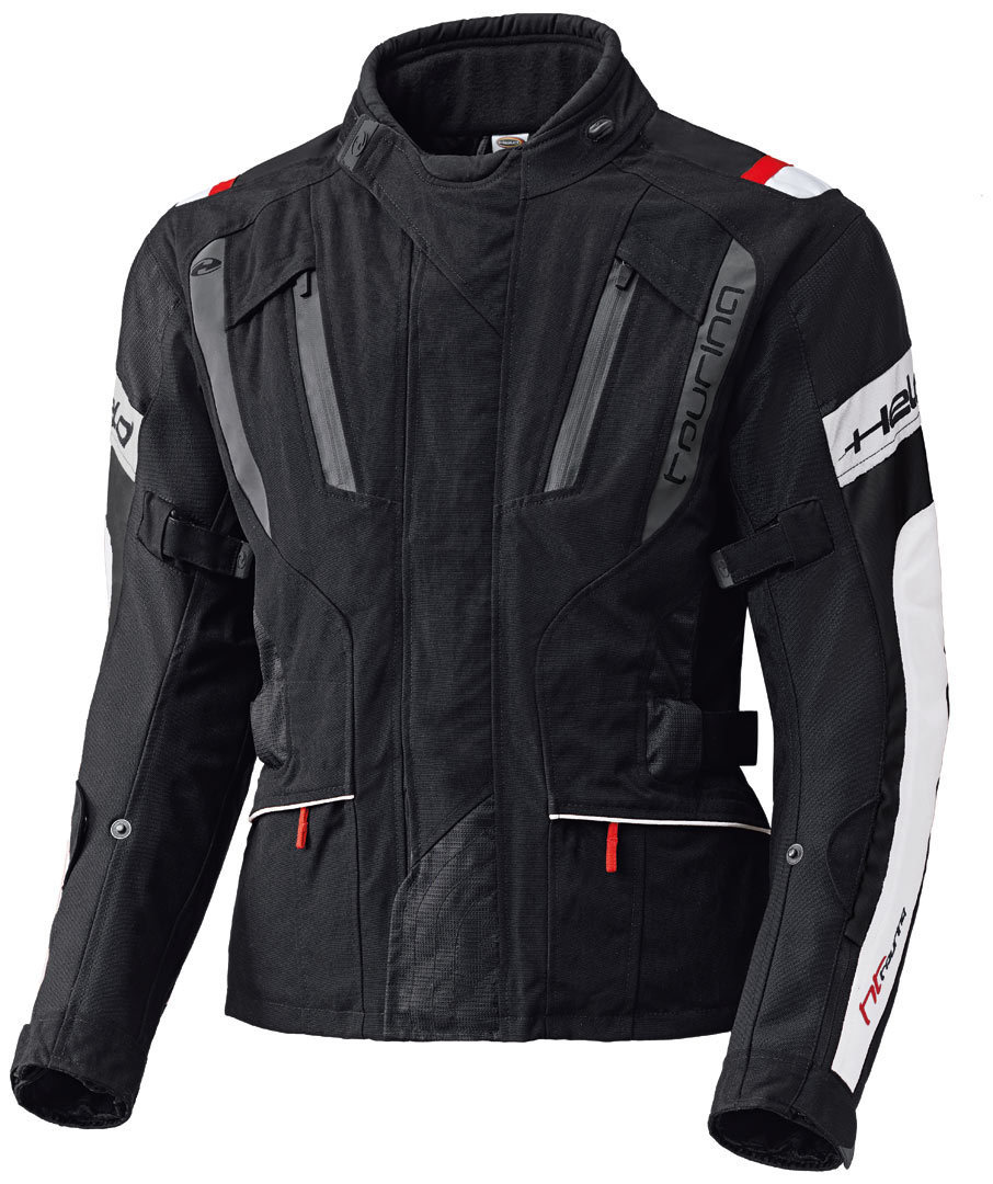 Held 4-Touring waterproof Motorcycle Textile Jacket black/white L Figure 1