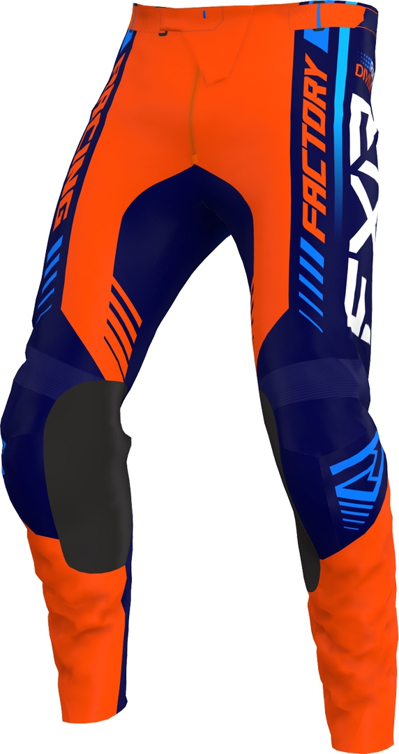 FXR Clutch Pro 2023 Motocross Pants orange/blue 40 Figure 1