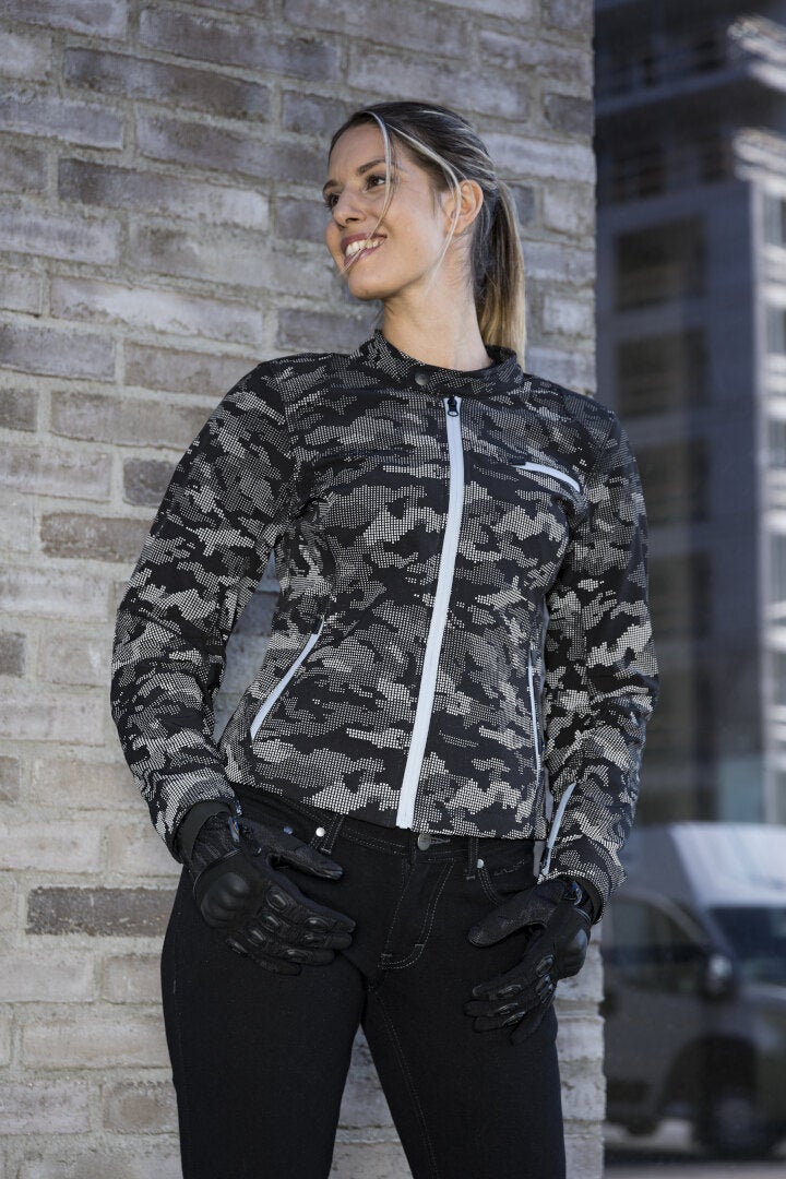 Lindstrands Fryken Camo Damen Motorrad Textiljacke 34 Abbildung 4