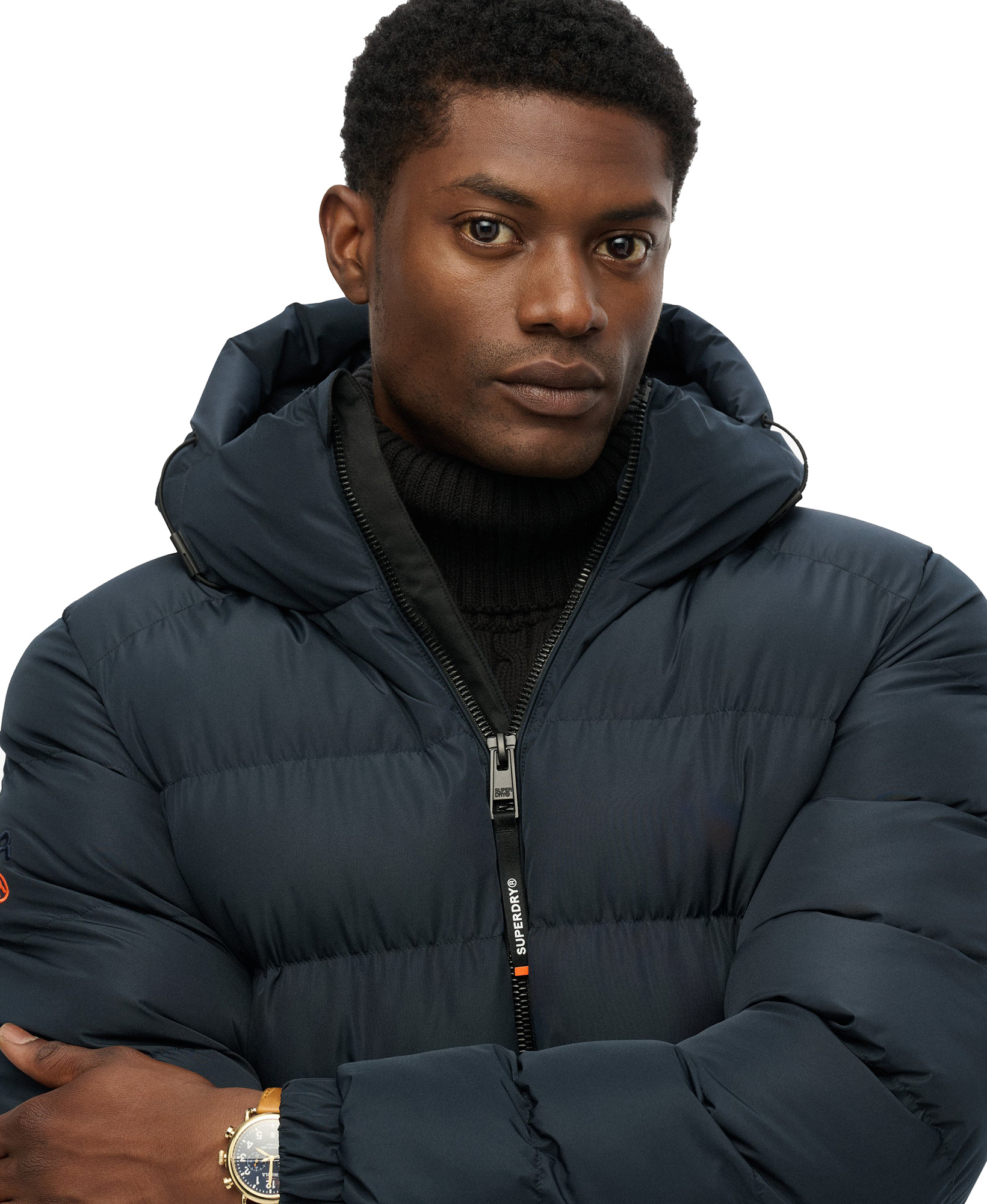 Superdry & Co Sport Puffer Jacket navy blue M Figure 4