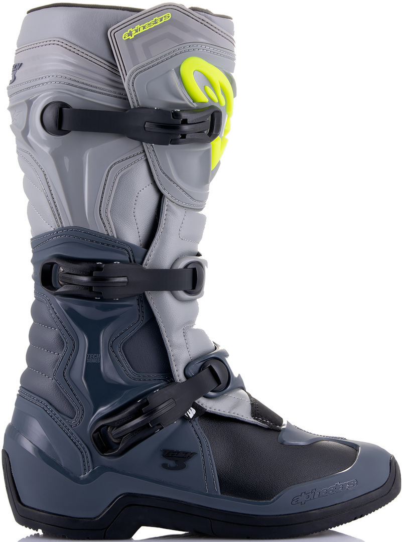 Alpinestars Tech 3 Motocross Stiefel hellgrau/dunkelgrau 7 (40,5) Abbildung 4