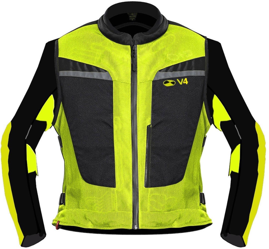 Motoairbag MAB v4.0 Airbag Jacket neon yellow L/XL Figure 1