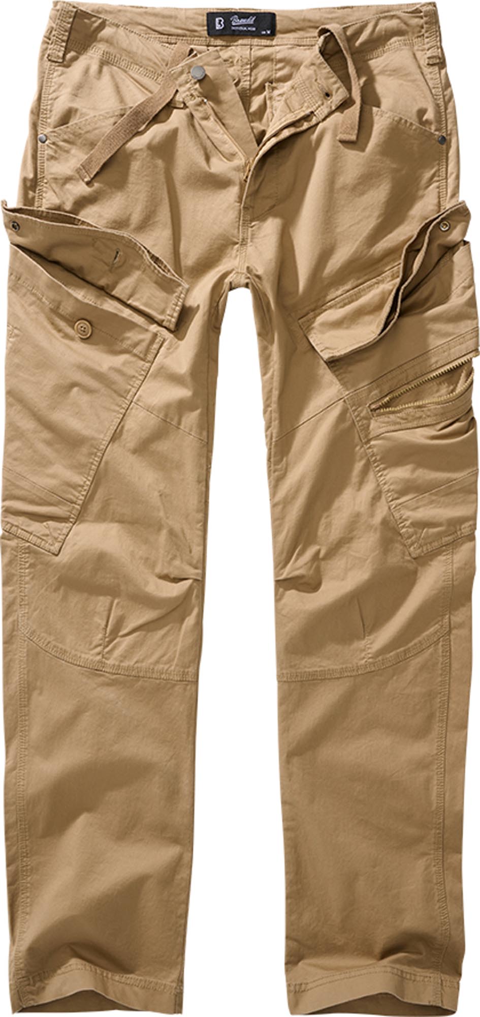 Brandit Adven Slim Fit Pants camel M Figure 1