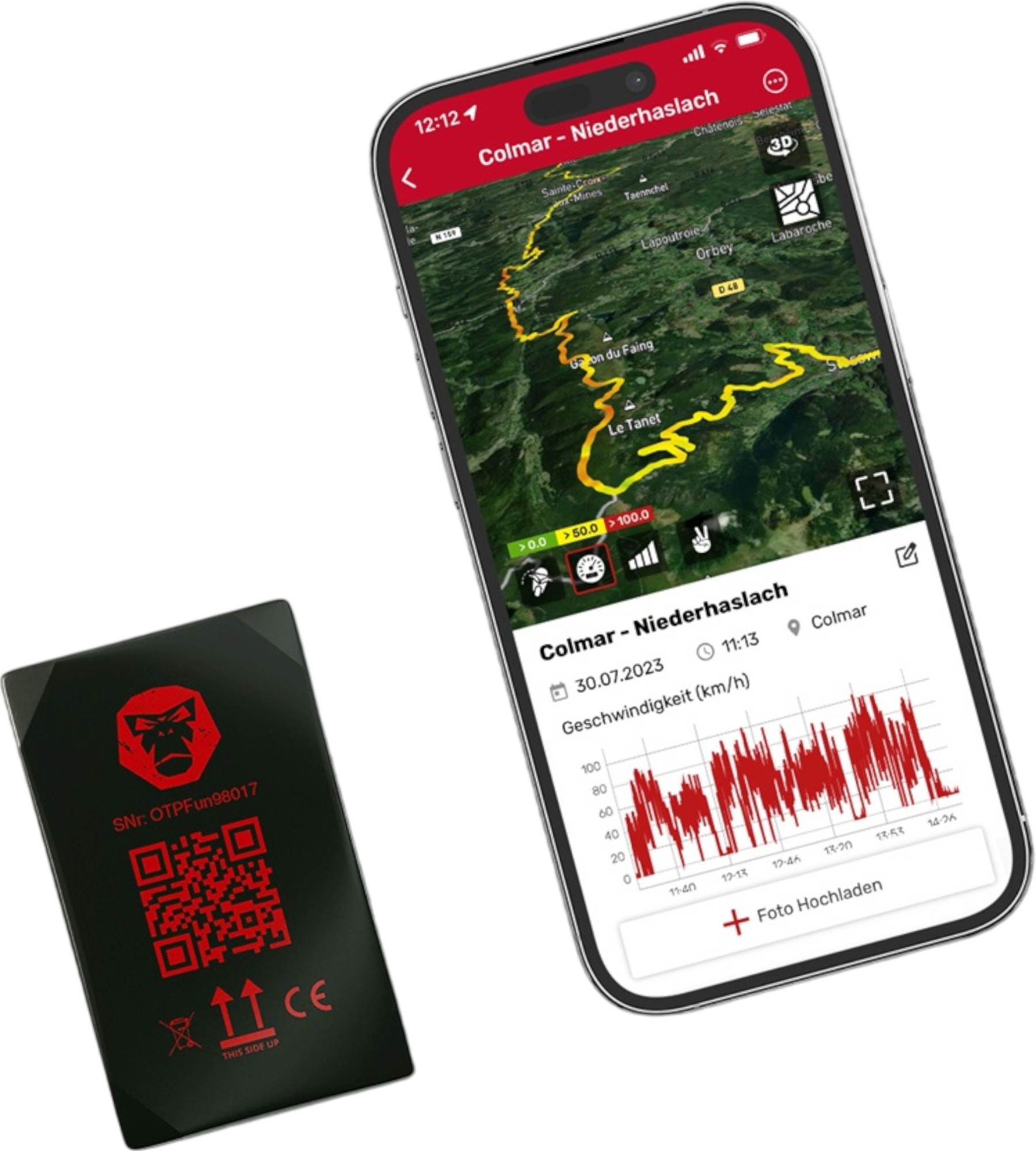 RideLink WingMan 2G, IP54 Modul de urmărire Figura 1