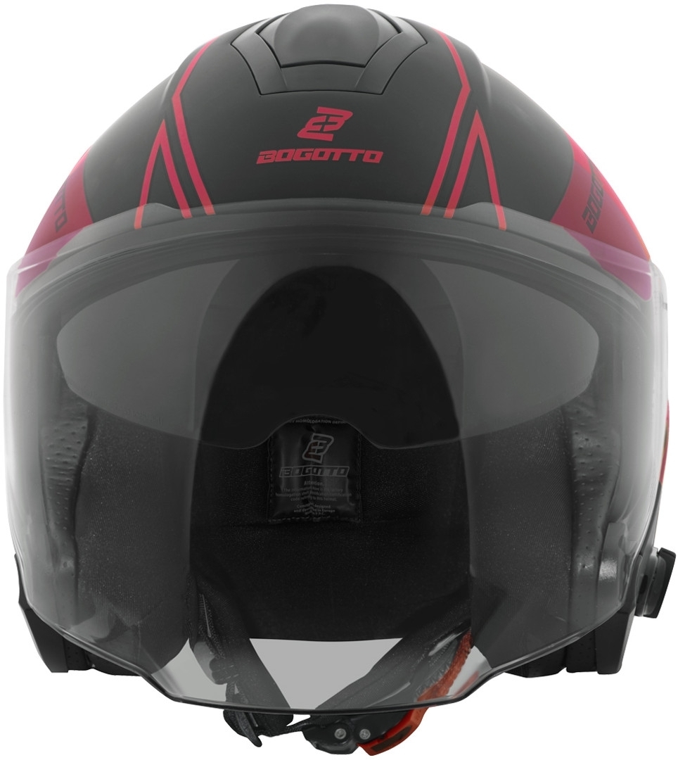 Bogotto V586 Detri BT Casca cu reacție Bluetooth Negru/Roșu L Figura 6