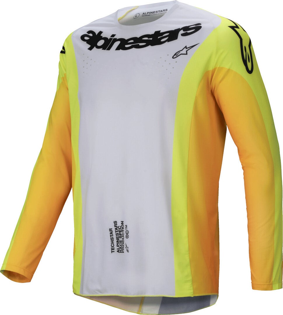 Alpinestars Techstar Melt Motocross trøje gul/sort M Figur 1